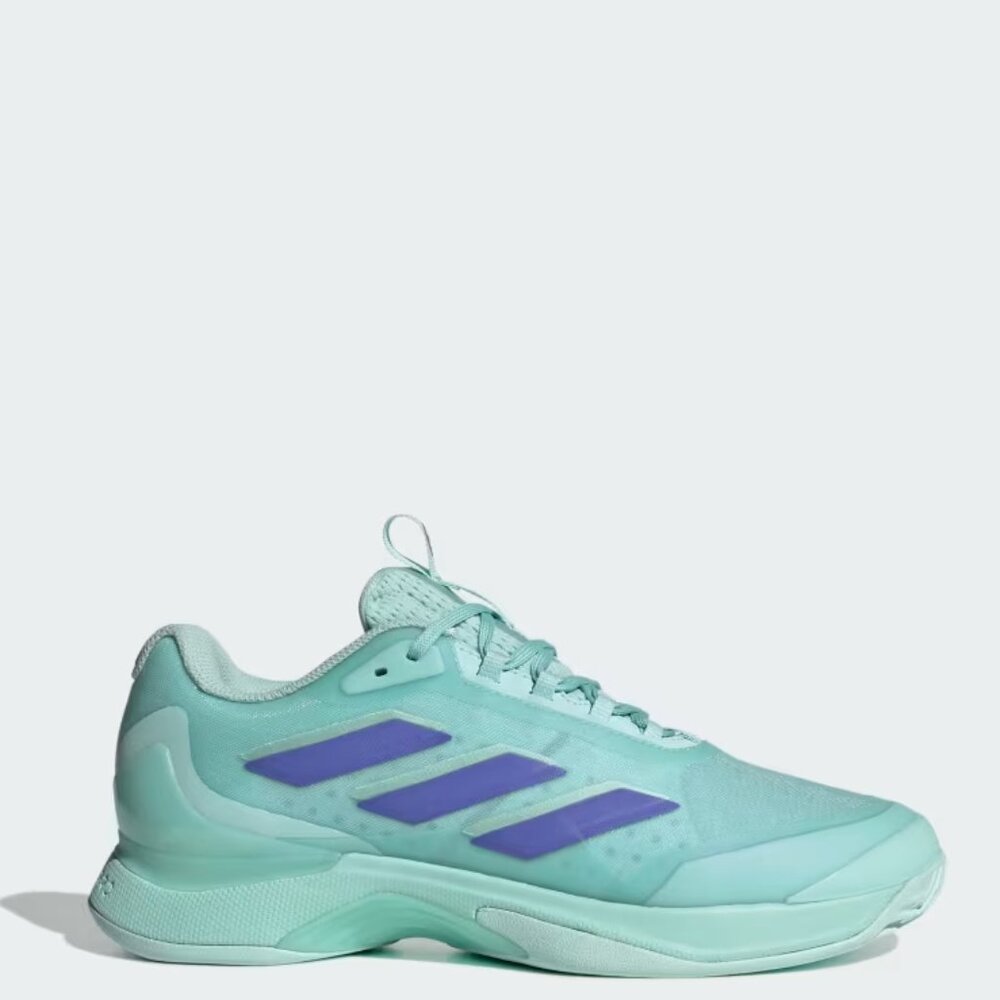 adidas Women's Avacourt 2 Tennis Shoes NEW Aqua Blue Purple IF9138 Sz 8.5W